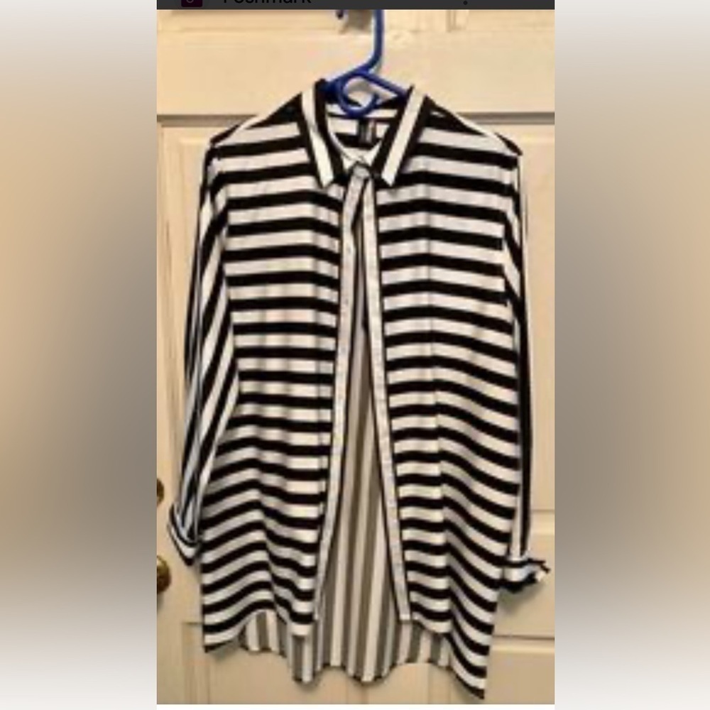 Ravel button down blouse size medium